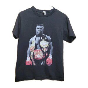 Mike Tyson Champion Belt T Shirt Mens Small Black